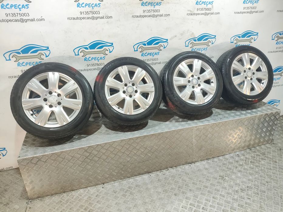 Conjunto Jantes 16 Originais Mercedes Benz Class C W204 7J ET43 5x112