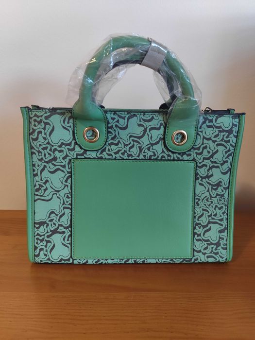 Mala verde com alça