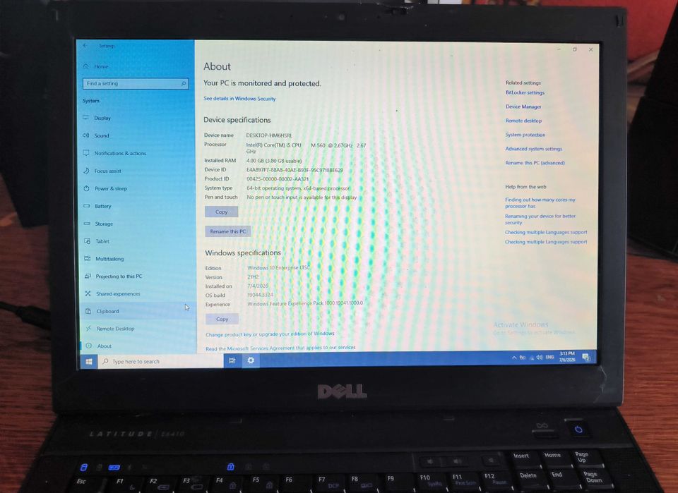 Ноутбук Dell Latitude E6410 | i5 | 4GB | 320GB | Екран 1600x900