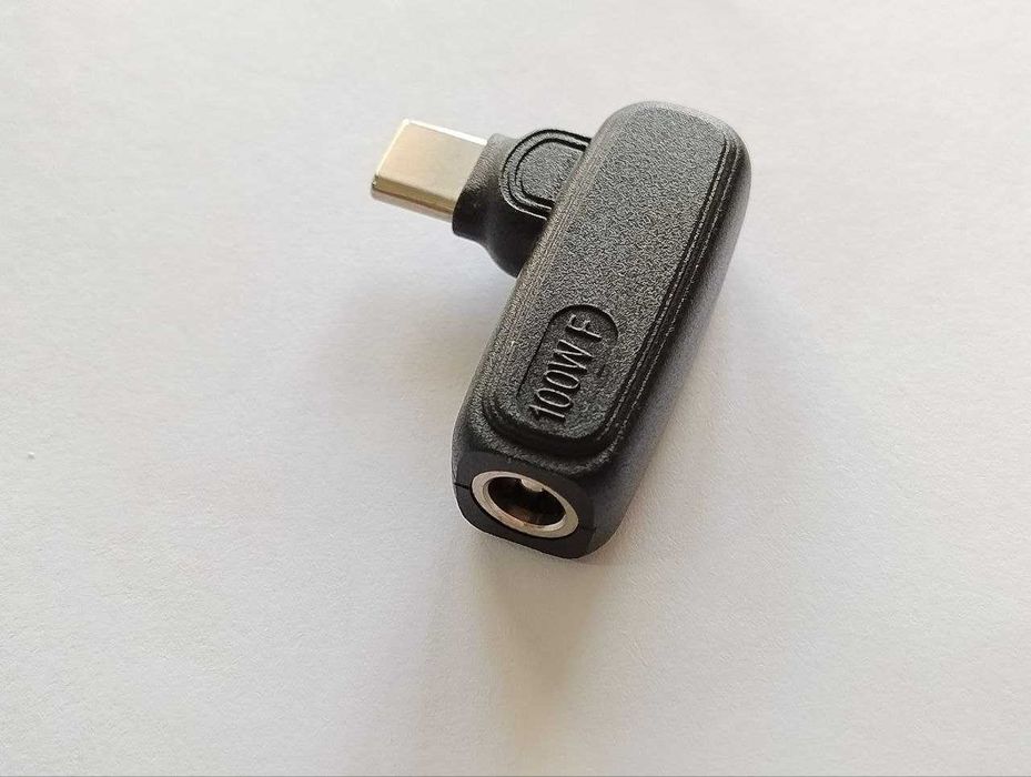 Мощный переходник DC 5,5х2,5 и 5,5x2,1 на Type-C 100Вт перехідник 100W