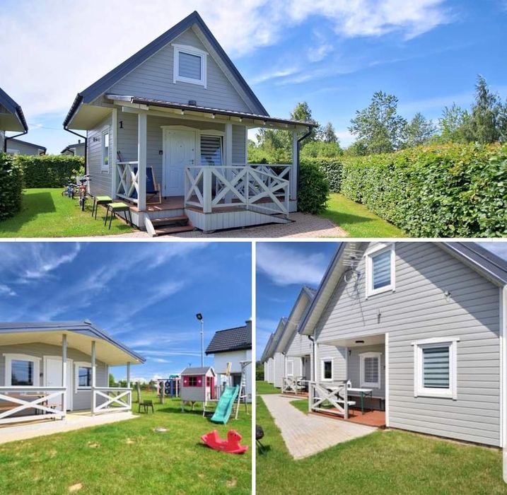 Domki całoroczne wajacje basen podgrzewany sauna jacuzzi majówka