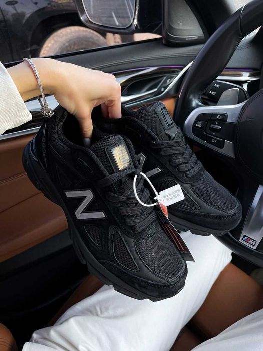 !SALE! Кросівки New Balance 990 V4 Made In USA Triiple Black 41 42 43 44 45