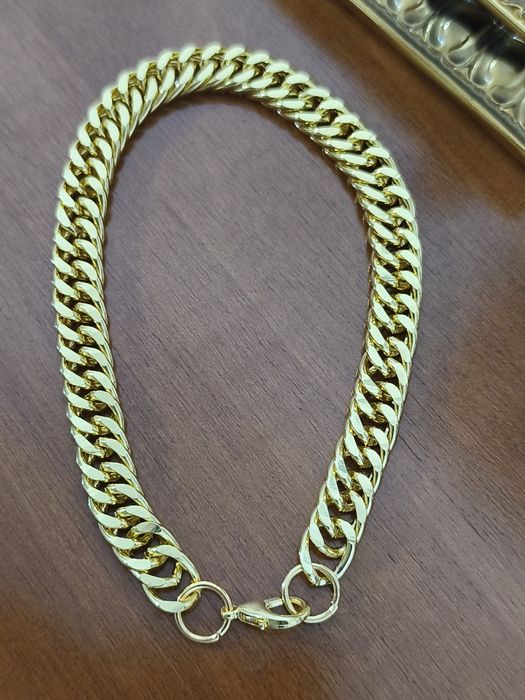 Conjunto Colar e Pulseira Leão Dourado