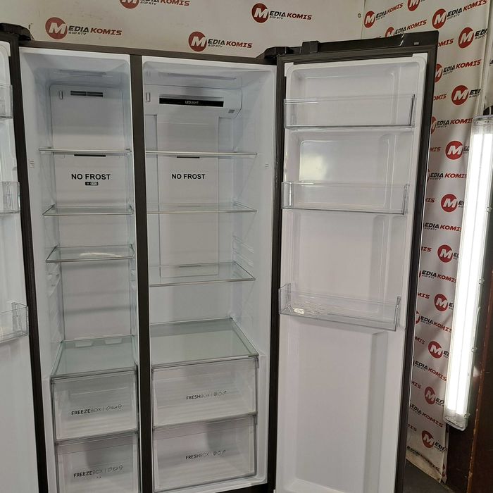 Lodówka Haier HSR3918ENPB [2 lata gwar] E/177,5cm wys/528l/38dB [2]