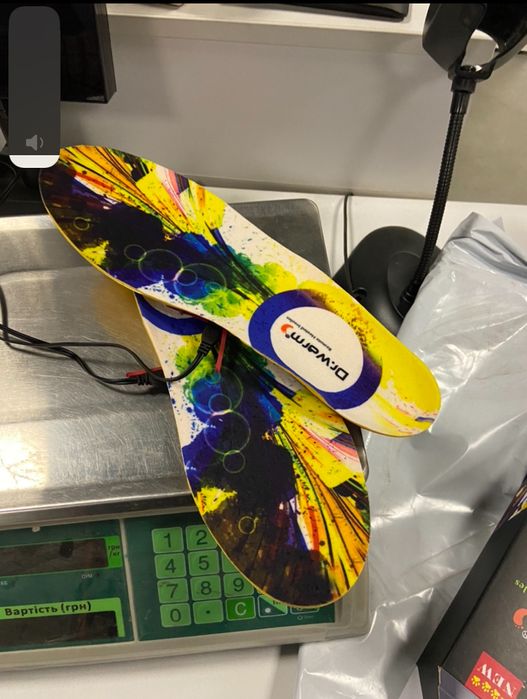 Стельки з подогревом на акамуляторе