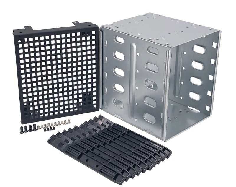 Stainless Steel 5.25" Drive Bay with Fan – New64171701933953121