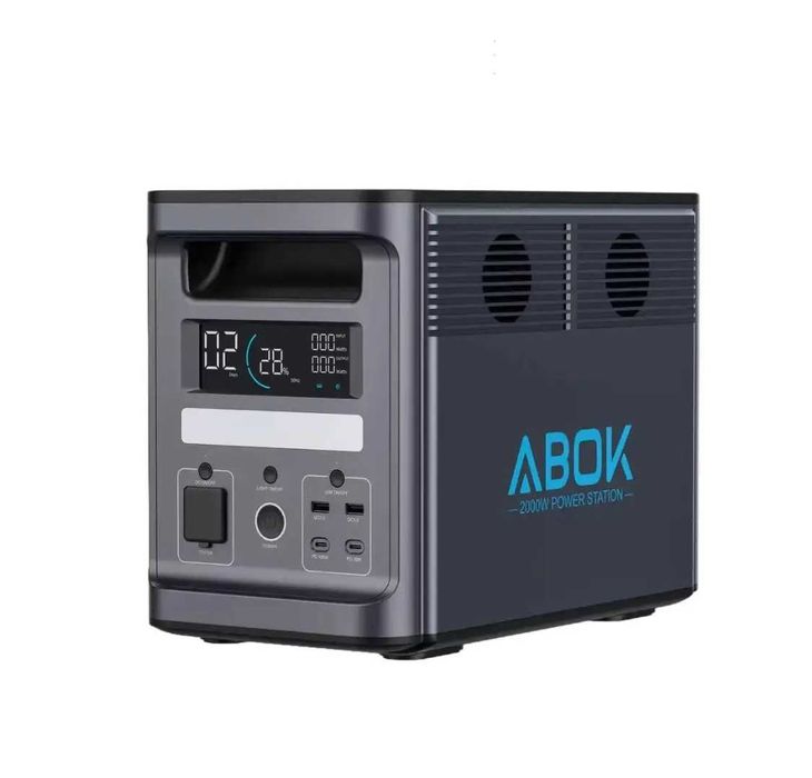 Зарядна станція Abok ДБЖ (ИБП)4000W/2000W 1536Wh.Супер
