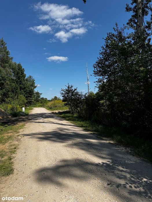 Działka budowlana 1376m² w leśnej okolicy, 20 min autem S7 do Warszawy