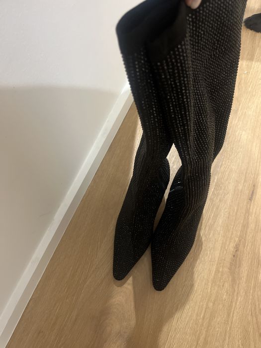 Botas cano alto elastico