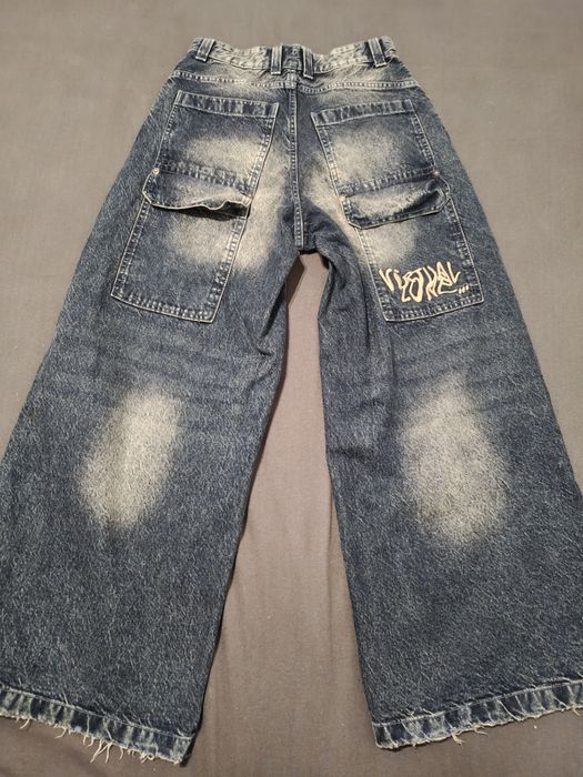 Jeansy Mega Baggy Bershka Y2K / Skater