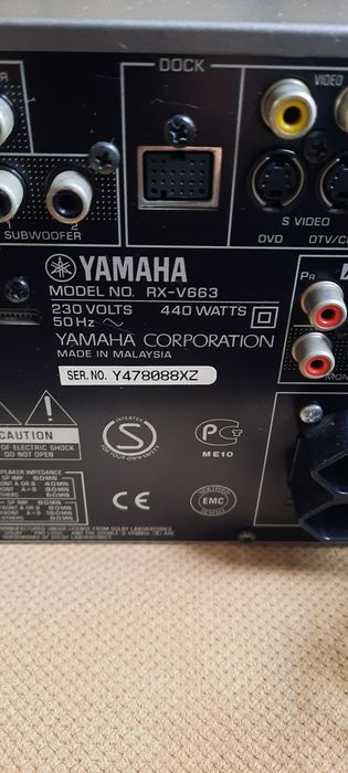 YAMAHA RX-V663 amplituner kina 7.2
