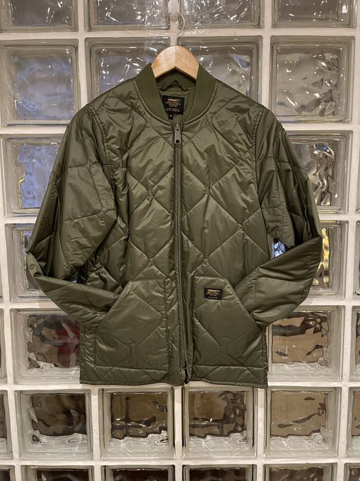 Newton Khaki Bomber Jacket for Men - Carhartt WIP