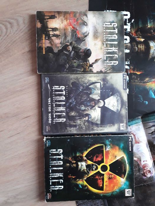 dvd диск с игрой сталкер stalker чистое небо продажа одним лотом