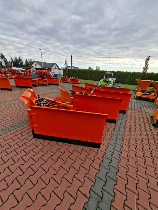 Pług składany 2,6 m, TUZ + EURO, listwa gumowa, Metal Technik