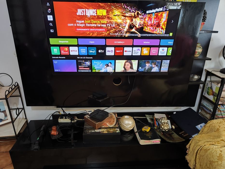 Móvel de sala preto