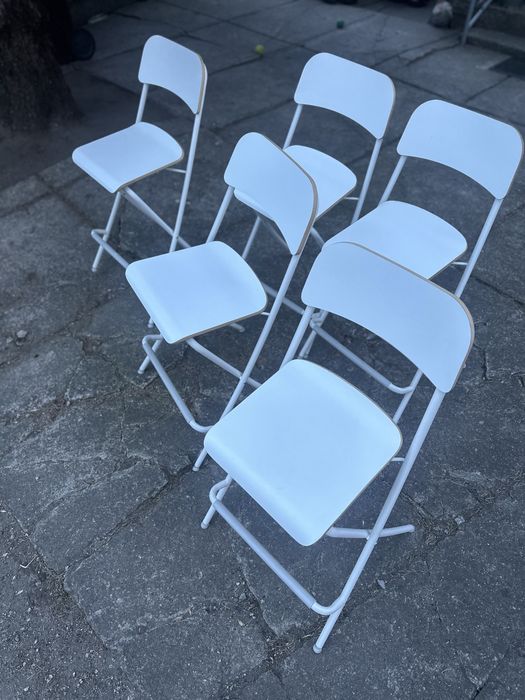 Taboret składany IKEA FRANKLIN 63cm/ 5 sztuk/komplet