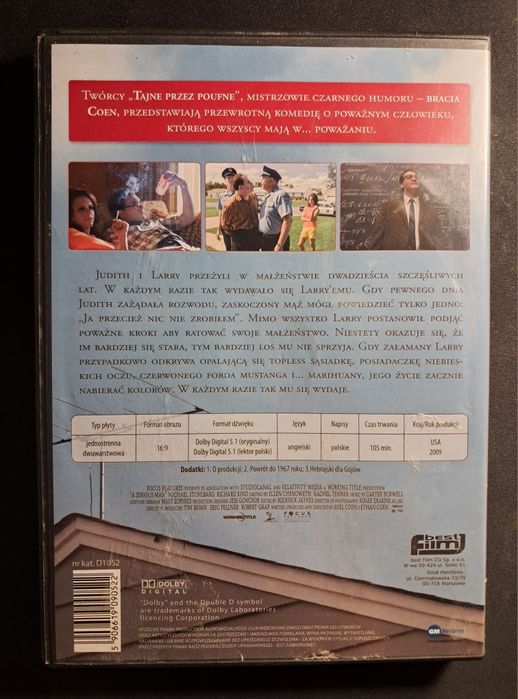 Poważny człowiek | Michael Stuhlbarg | DVD