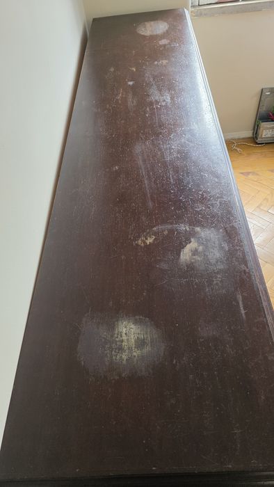 Conjunto de sala mogno maciço