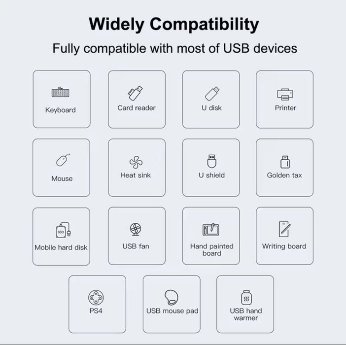 Нові USB HUB 4 в 1; 8 в 2