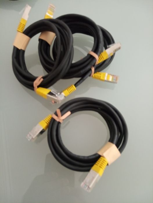 Cabos Scart Coaxial e Ethernet  - NOVOS