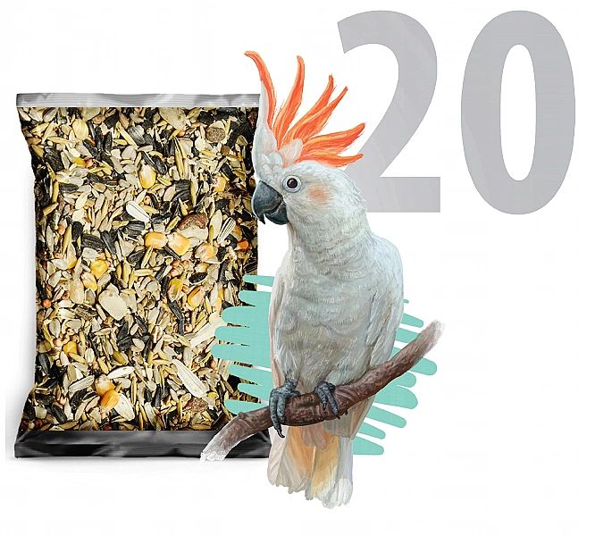 20kg Karma dla papug średnich papugi nimfa rozella pokarm STANDARD Cha