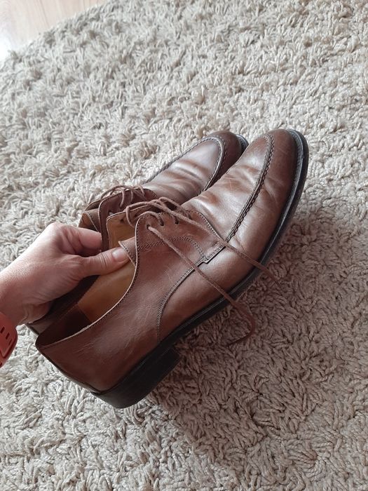 Buty męskie skórzane 43