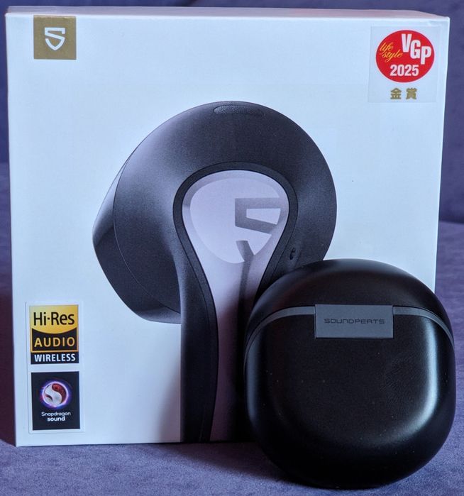 SoundPEATS Air 5 black ANC беспроводные наушники aptx adaptive