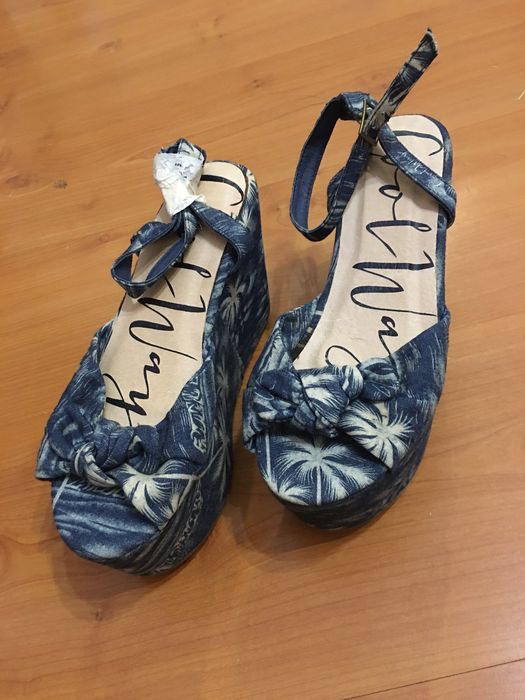 Sandalias de Verao Azuis Tropical da Cool Way