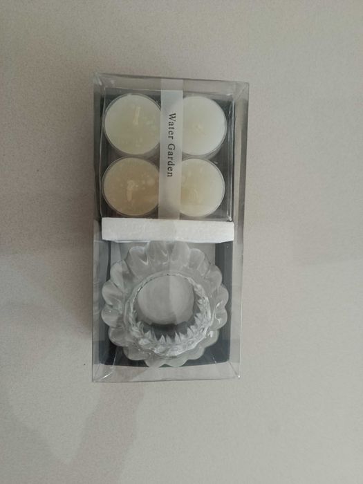Porta velas e velas