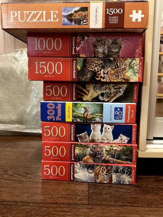 Пазлы от Castorland на 300, 500, 1000, 1500, деталей: 200 грн