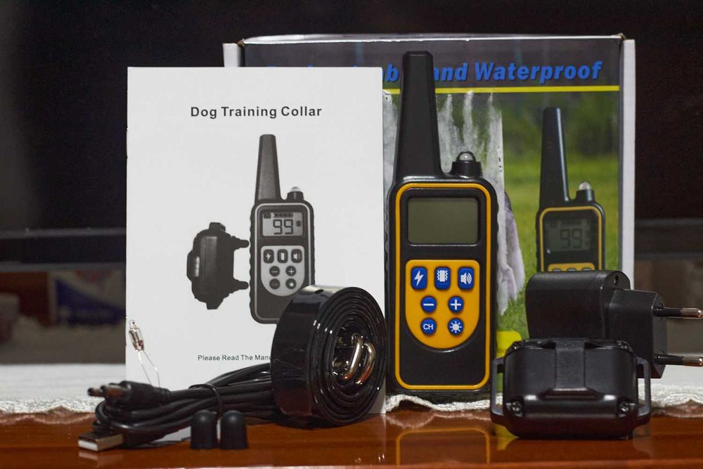 Coleira de adestramento com controlo — até 800m e à prova d'água