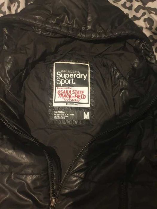 Kurtka Superdry Sport Double Black Label czarna M