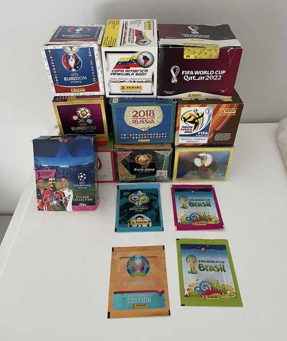 Saquetas diversas Mundiais e Europeus