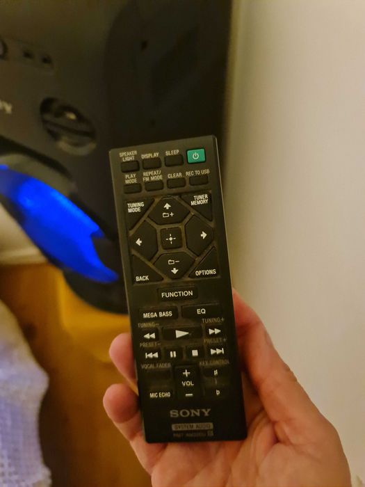 Coluna Sony MHC V11 Bluetooth, Radio, CD, USB e KARAOKE