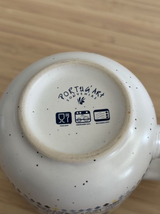 Caneca grande gatos azulejo português PortugArt