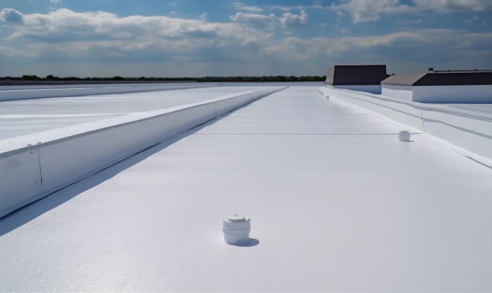 Покрівельні роботи з ПВХ мембрани