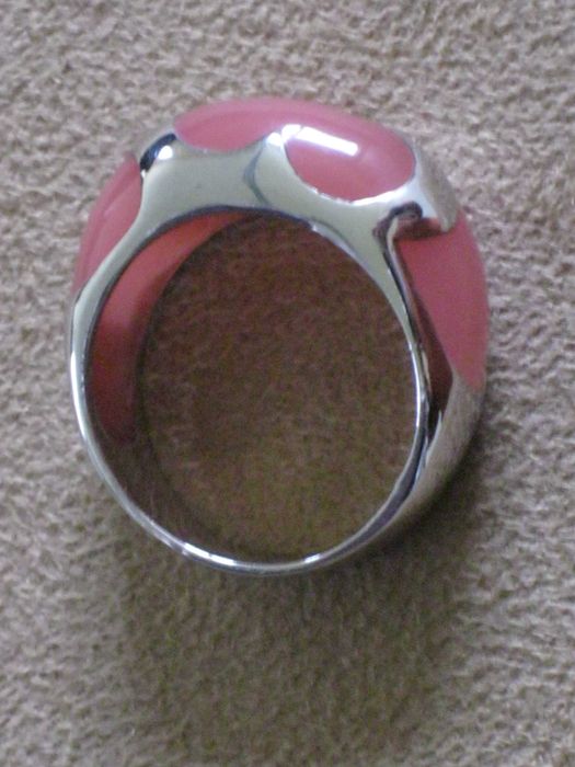 Anel Prata Maciça de Lei 835`/.. C/Contraste