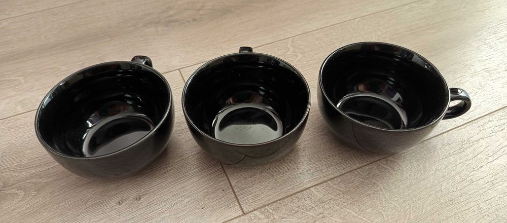 Zestaw 3 szerokich filiżanek