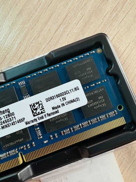 Оперативка ddr3 8gb 1600 mhz 1.5v