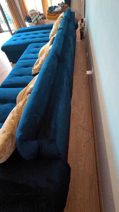 Sofá com Dupla Chaise Longue