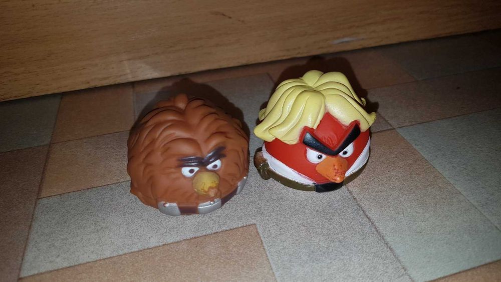 Маленькие резиновые игрушки птички Angry Birds с пищалками