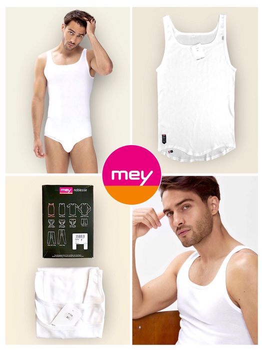 MEY, Майки чоловічі з преміальної перуанської 100% бавовни Pima Cotton