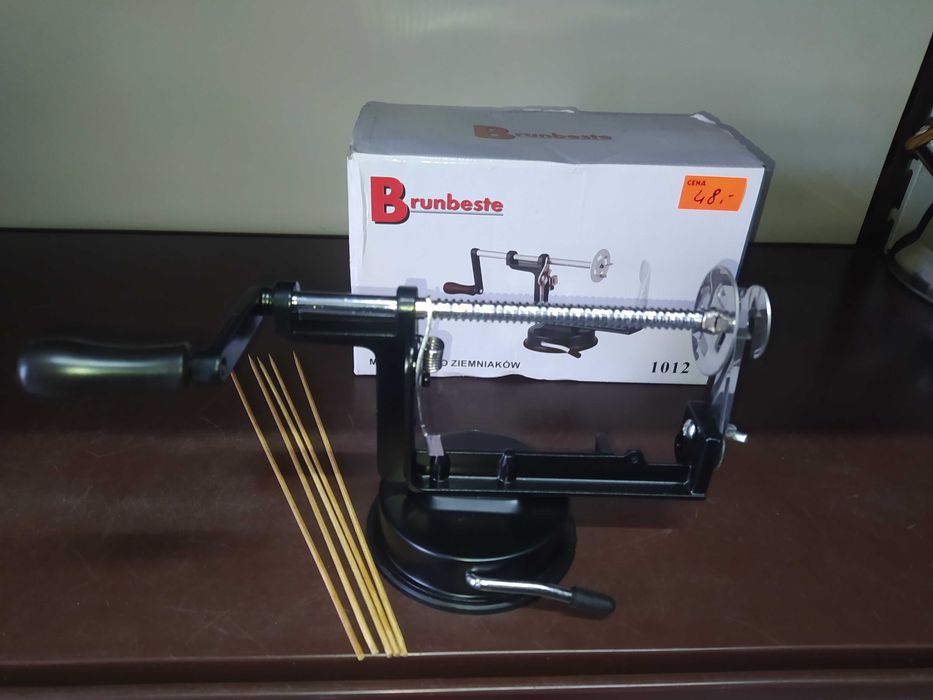 maszynka do obierania ziemniaków kręcona frytka nowa sprawna niemiecka
