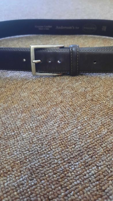 Шкіряний ремінь, виробництво Італія