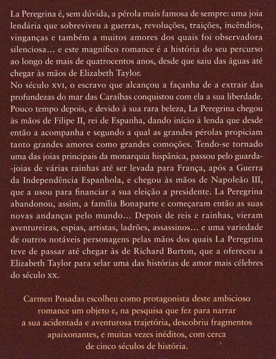 Livro A Lenda de La Peregrina de Carmen Posadas [Portes Grátis]