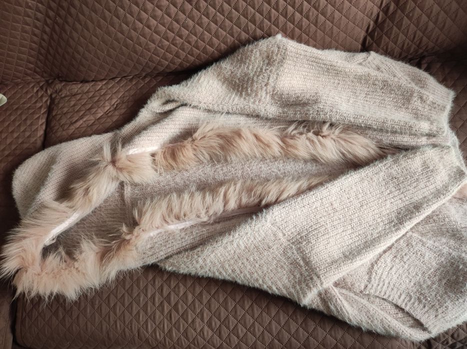 Casaco rosa muito macio