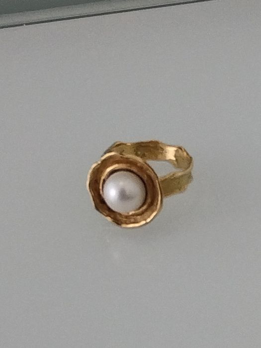 Anel em ouro de 19,2kt