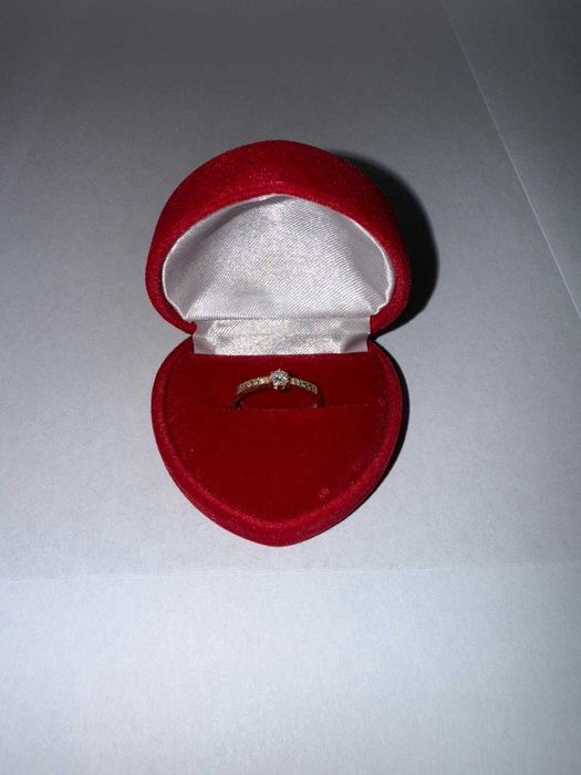 Pierścionek zaręczynowy rozmiar 10 próba 585