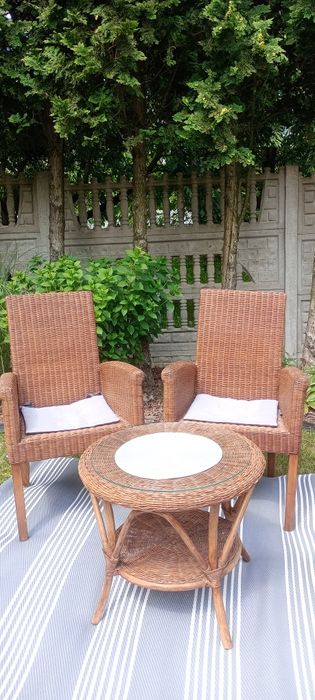 Meble do ogrodu wiklina