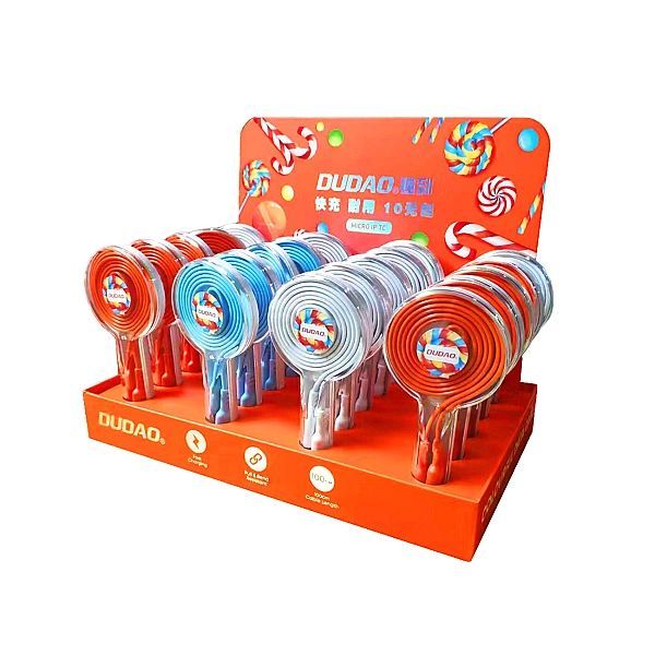 Zestaw kabli Dudao L4Pro 20 szt. (8x Lightning, 8x Usb-c, 4x micro Usb